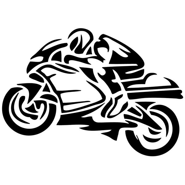Adesivi per Auto e Moto: Impennata di una motocicletta
