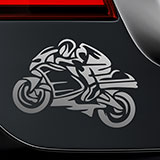 Adesivi per Auto e Moto: Impennata di una motocicletta 2