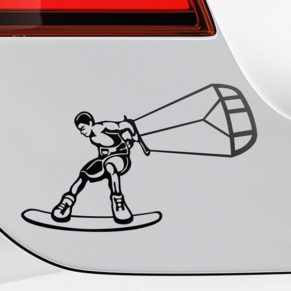 Adesivi per Auto e Moto: Kitesurf Cadice