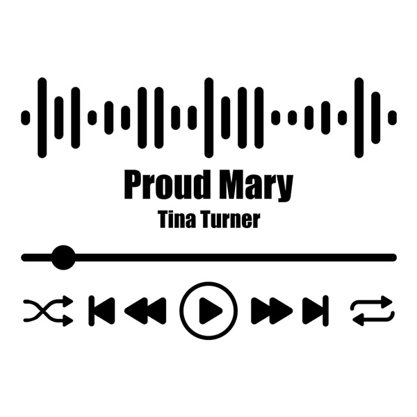 Adesivi Murali: Proud Mary - Tina Turner