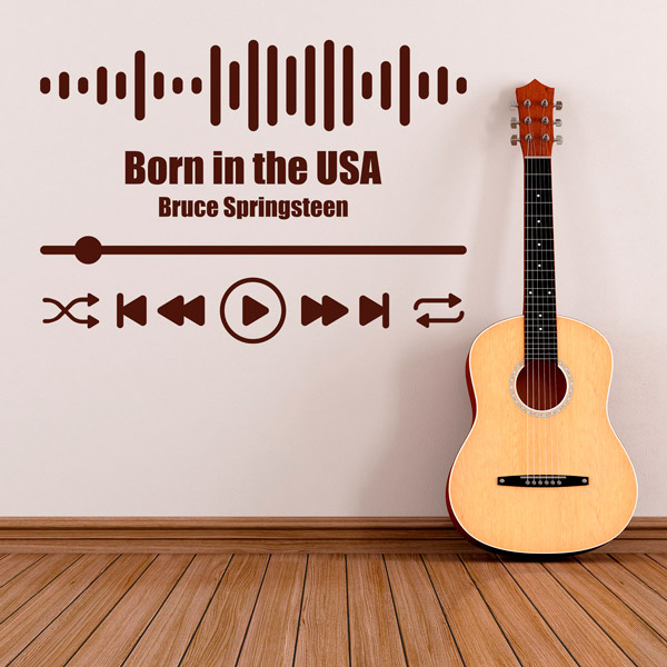 Adesivi Murali: Born in the USA - Bruce Springsteen
