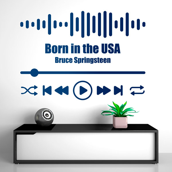 Adesivi Murali: Born in the USA - Bruce Springsteen