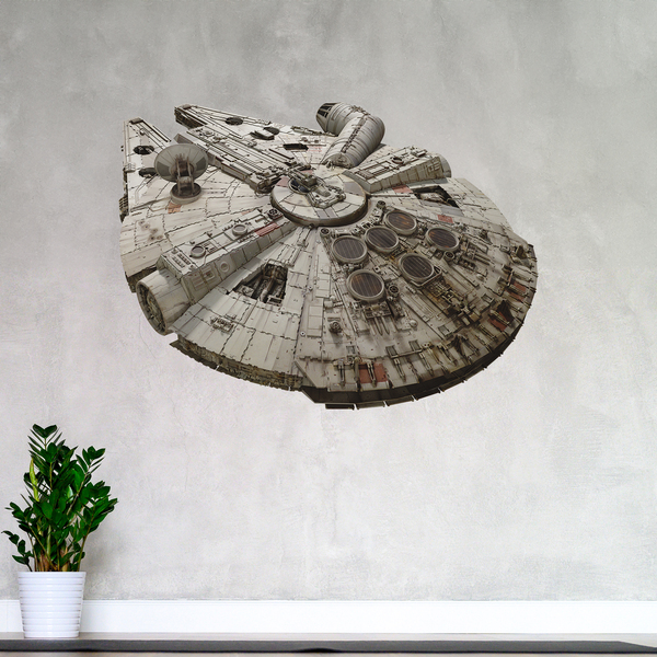 Adesivi Murali: Millennium Falcon in Azione