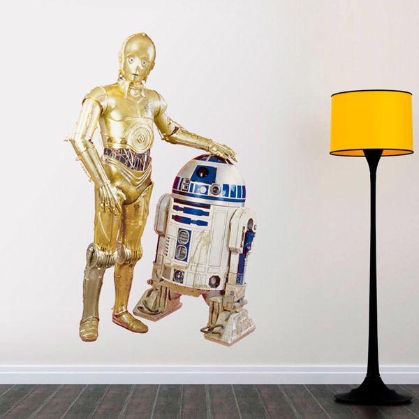 Adesivi Murali: C3PO y R2D2