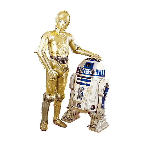 Adesivi Murali: C3PO y R2D2