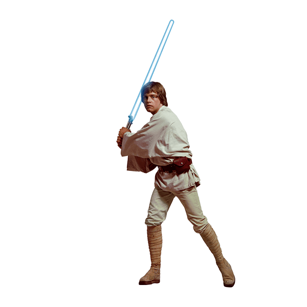 Adesivi Murali: Luke Skywalker