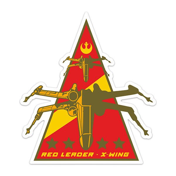 Adesivi per Auto e Moto: Red Leader - X-Wing 