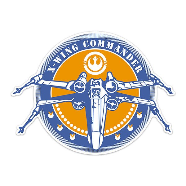 Adesivi per Auto e Moto: X-Wing Commander