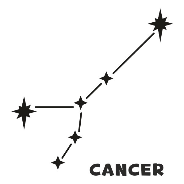 Adesivi Murali: Costellazione del Cancro