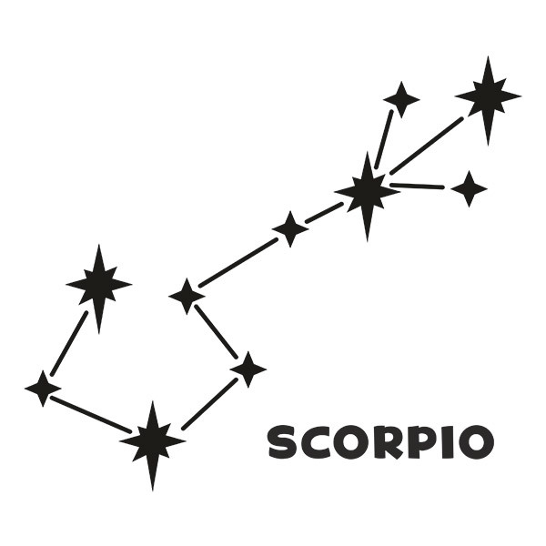 Adesivi Murali: Costellazione dello Scorpione