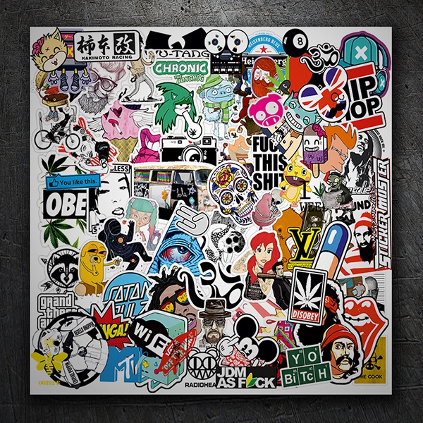 Adesivi per Auto e Moto: Sticker Bomb Drugs