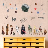 Adesivi Murali: Classic Star Wars Stickers Murali 5
