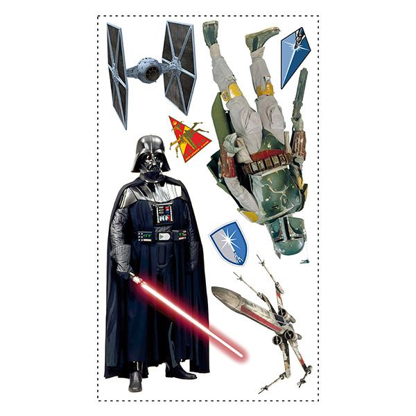 Adesivi Murali: Classic Star Wars Stickers Murali