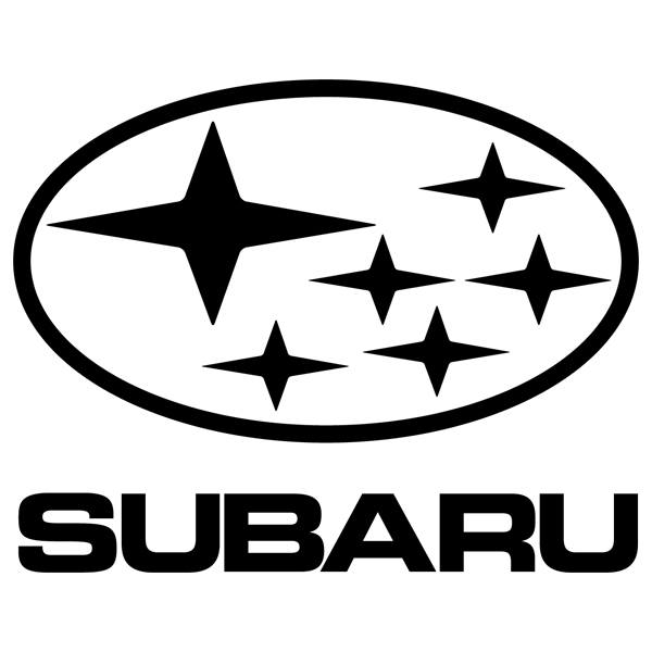 Adesivi per Auto e Moto: Marchio Subaru