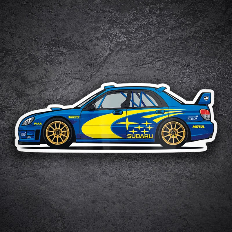 Adesivi per Auto e Moto: Subaru Impreza WRC