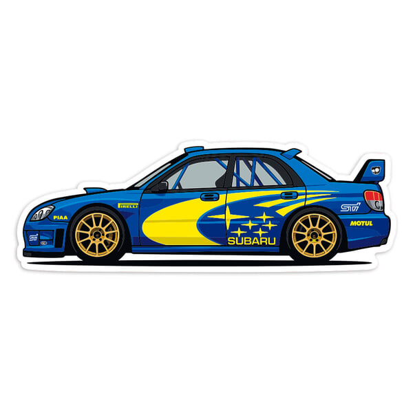Adesivi per Auto e Moto: Subaru Impreza WRC