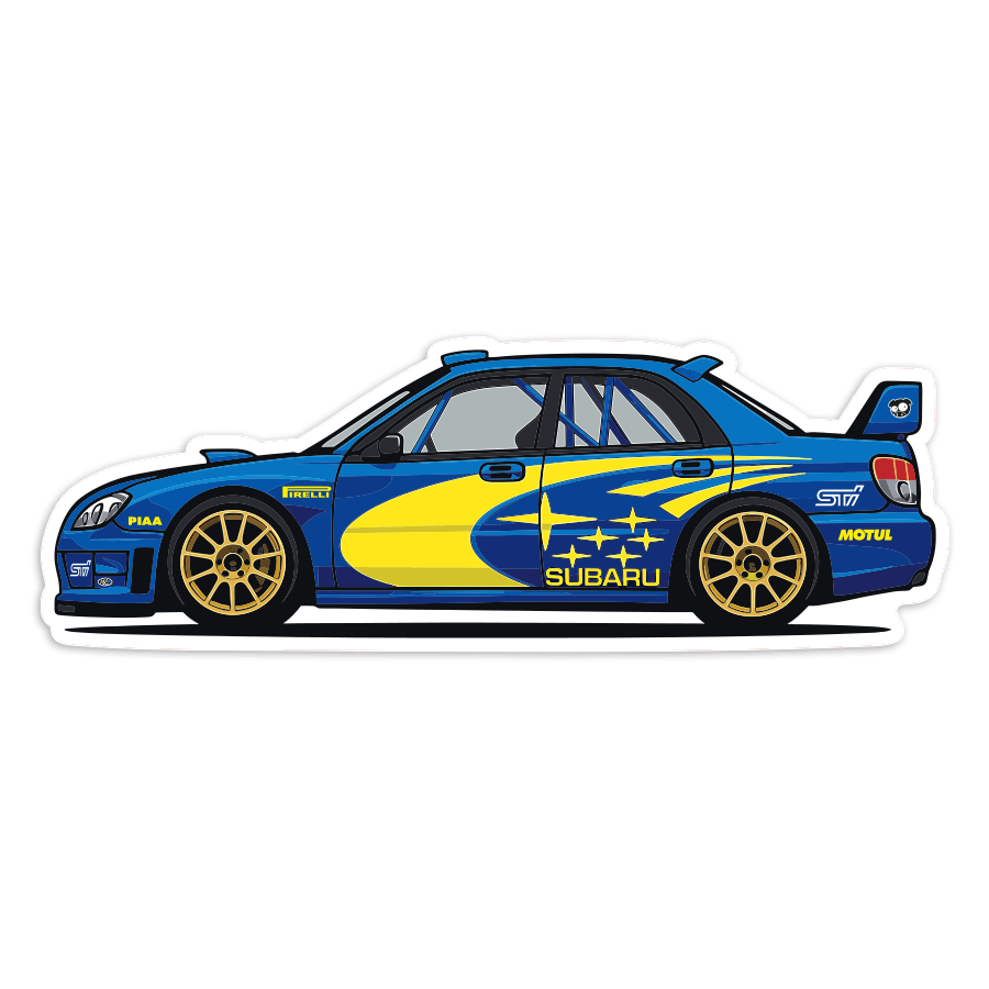 Adesivi per Auto e Moto: Subaru Impreza WRC