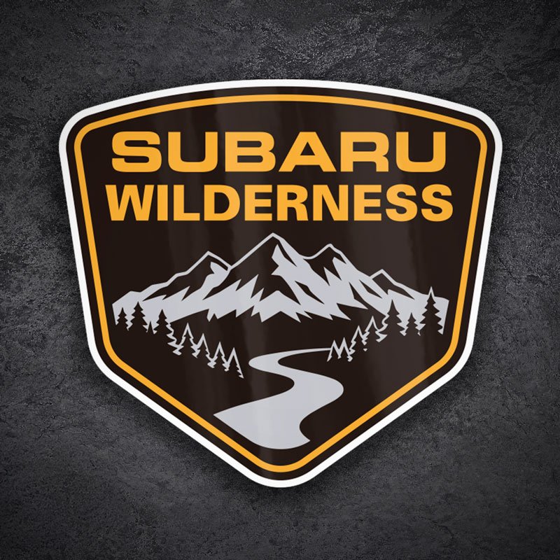 Adesivi per Auto e Moto: Subaru Wilderness Montagna