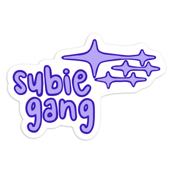 Adesivi per Auto e Moto: Subie Gang Stile Carino
