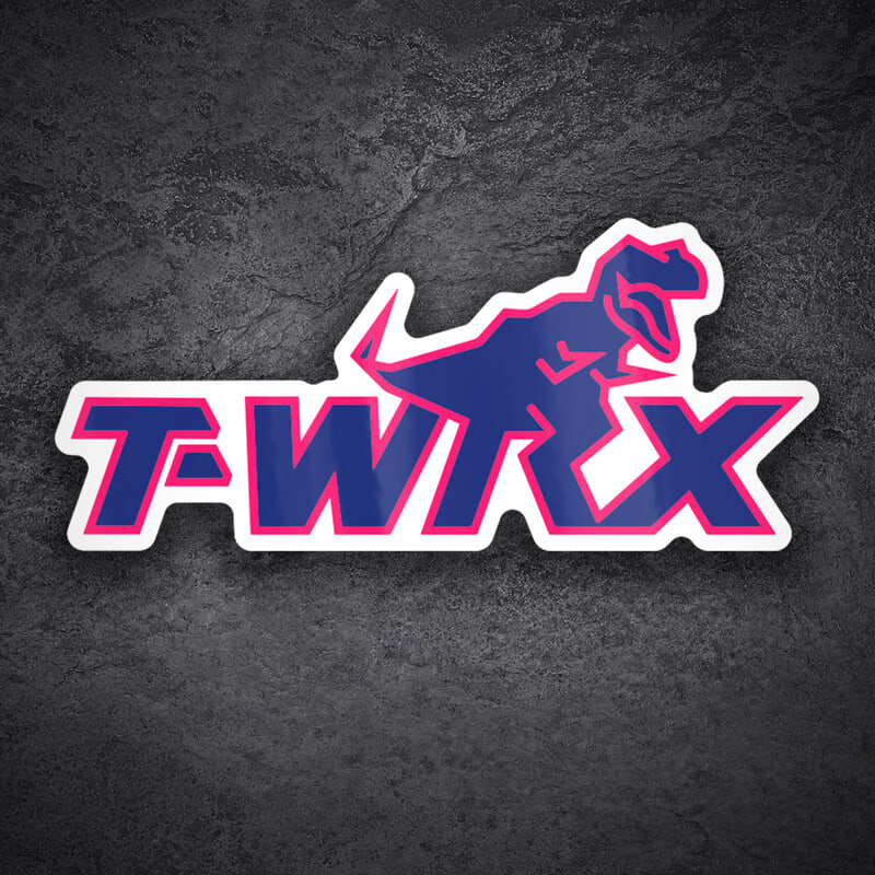 Adesivi per Auto e Moto: T-WRX Dino Subaru T-Rex