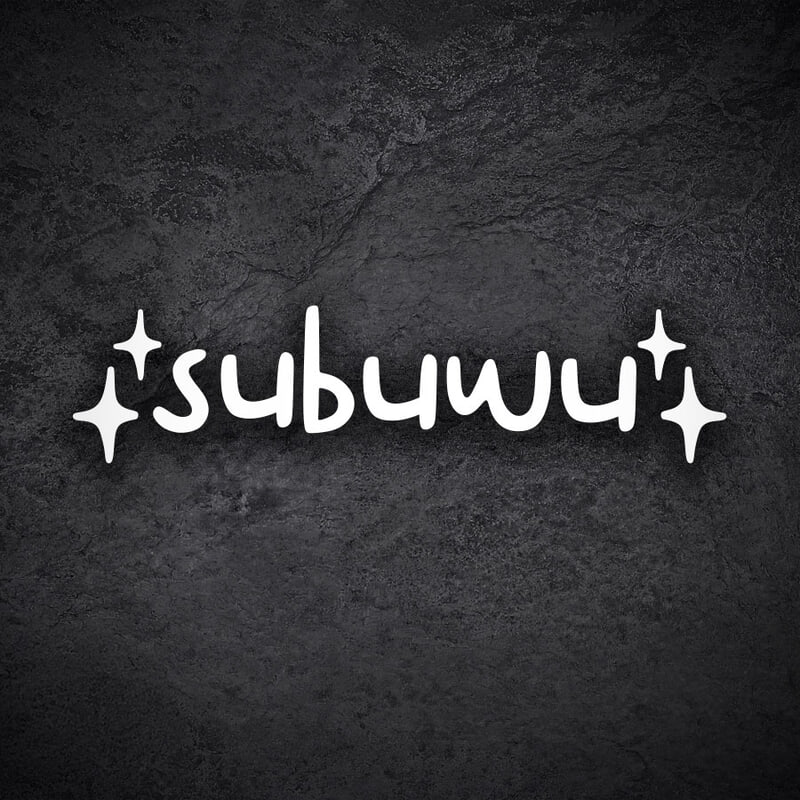 Adesivi per Auto e Moto: Subuwu Fan di Subaru