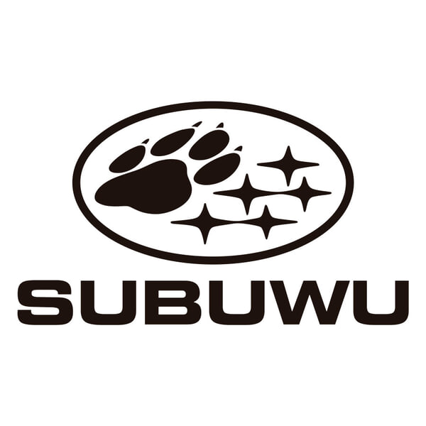 Adesivi per Auto e Moto: Subuwu Impronte Subaru