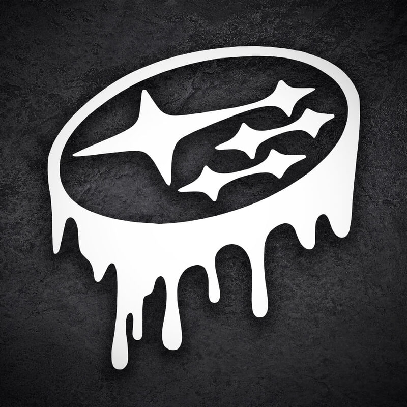 Adesivi per Auto e Moto: Subaru Drip Grunge Street Art