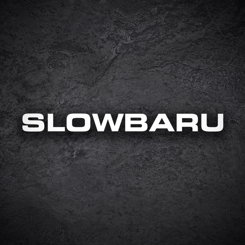 Adesivi per Auto e Moto: Slowbaru Subie Life senza Fretta