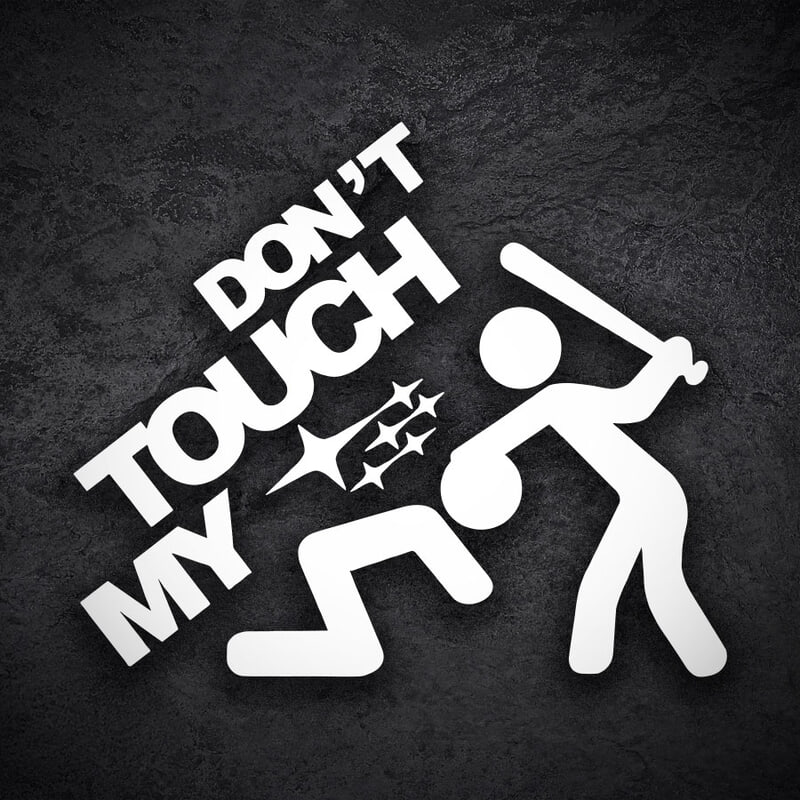 Adesivi per Auto e Moto: Dont Touch My Subaru