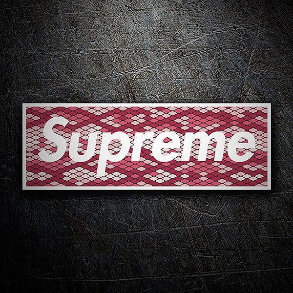 Adesivi per Auto e Moto: Supreme mattonelle