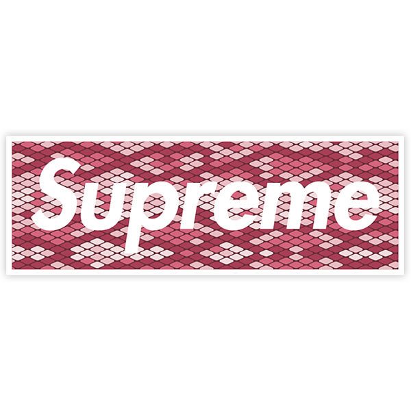 Adesivi per Auto e Moto: Supreme mattonelle