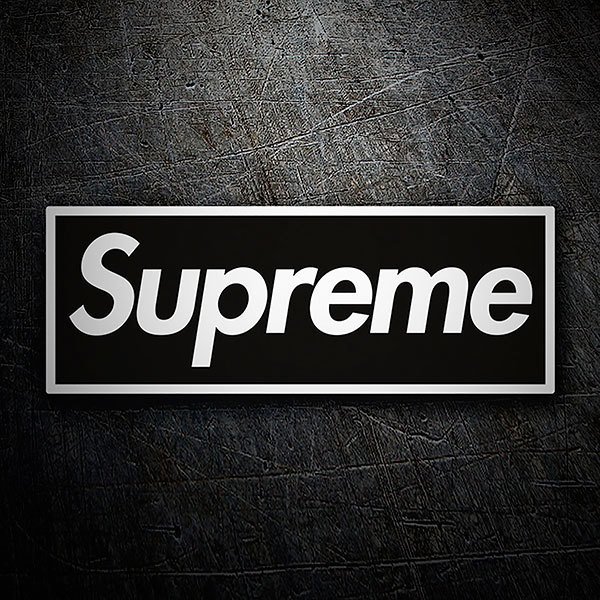 Adesivi per Auto e Moto: Supreme nera