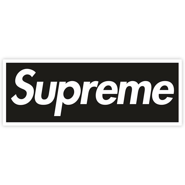 Adesivi per Auto e Moto: Supreme nera