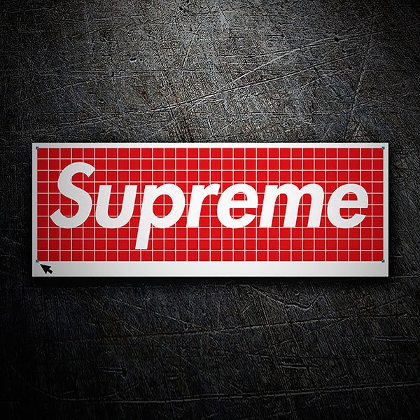 Adesivi per Auto e Moto: Supreme rifinitura