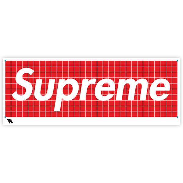 Adesivi per Auto e Moto: Supreme rifinitura