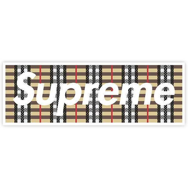 Adesivi per Auto e Moto: Supreme tessuto