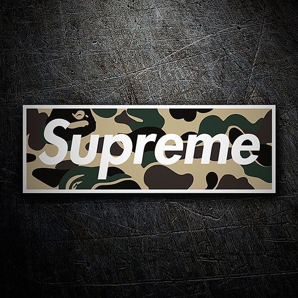Adesivi per Auto e Moto: Supreme camuffamento