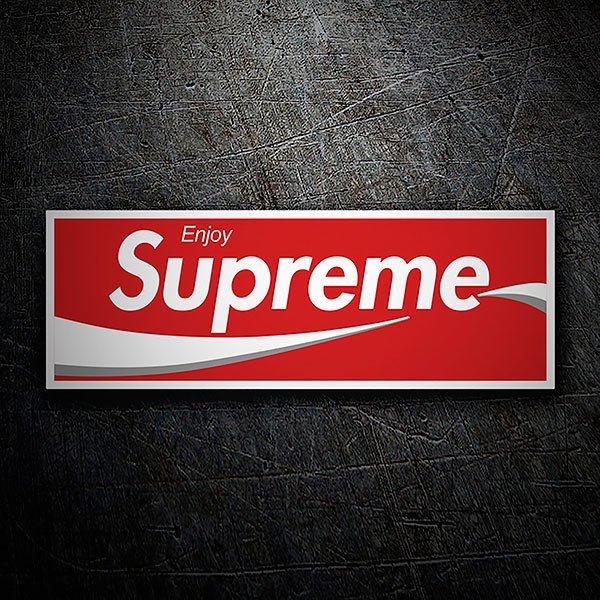 Adesivi per Auto e Moto: Supreme Enjoy