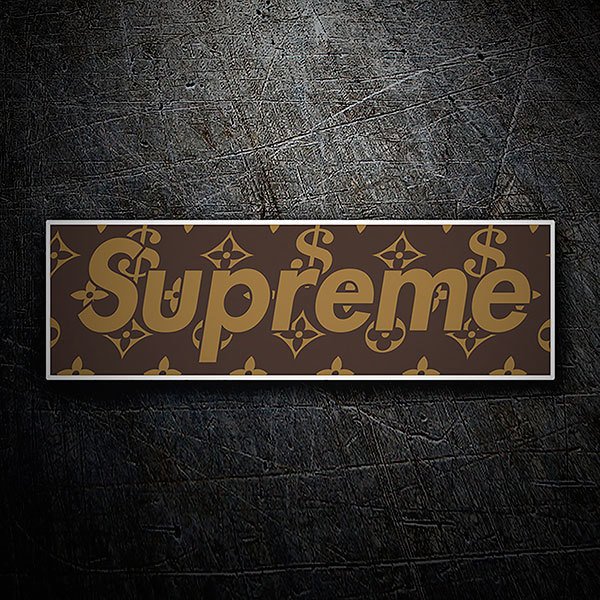 Adesivi per Auto e Moto: Supreme dollaro