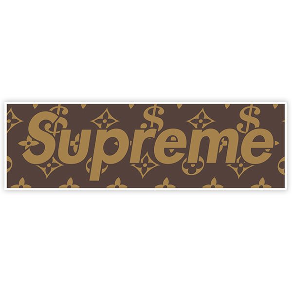 Adesivi per Auto e Moto: Supreme dollaro