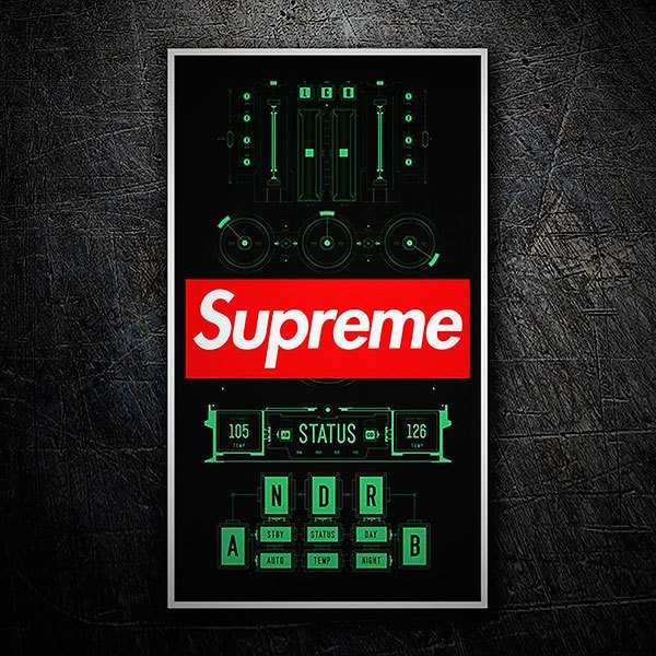 Adesivi per Auto e Moto: Supreme DJ