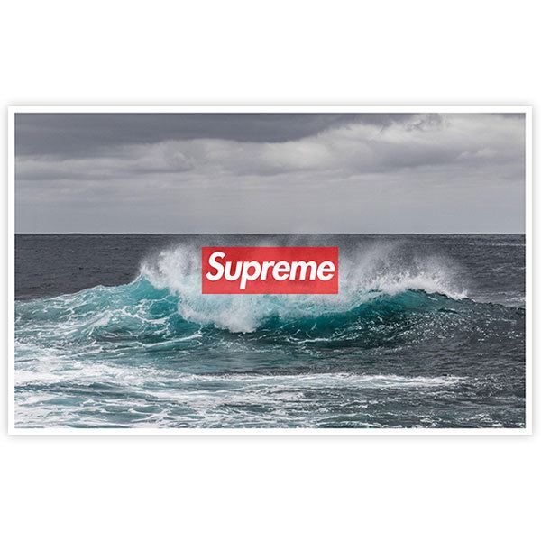Adesivi per Auto e Moto: Supreme mare