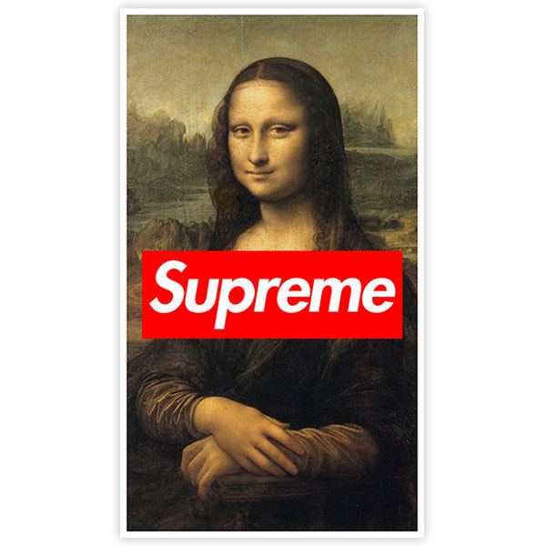 Adesivi per Auto e Moto: Supreme Mona Lisa