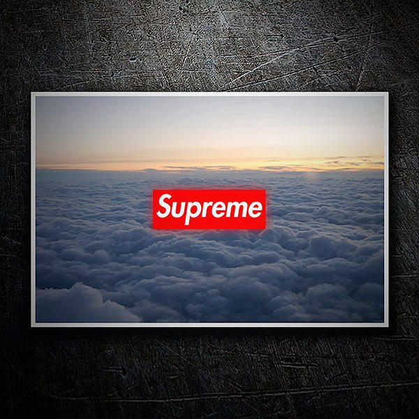 Adesivi per Auto e Moto: Supreme nuvole
