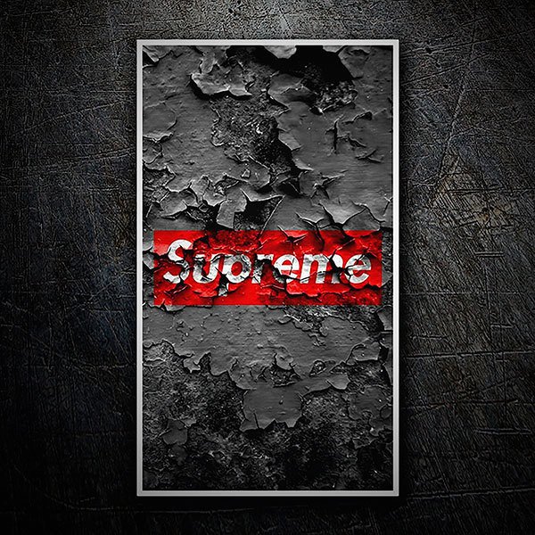 Adesivi per Auto e Moto: Supreme parete