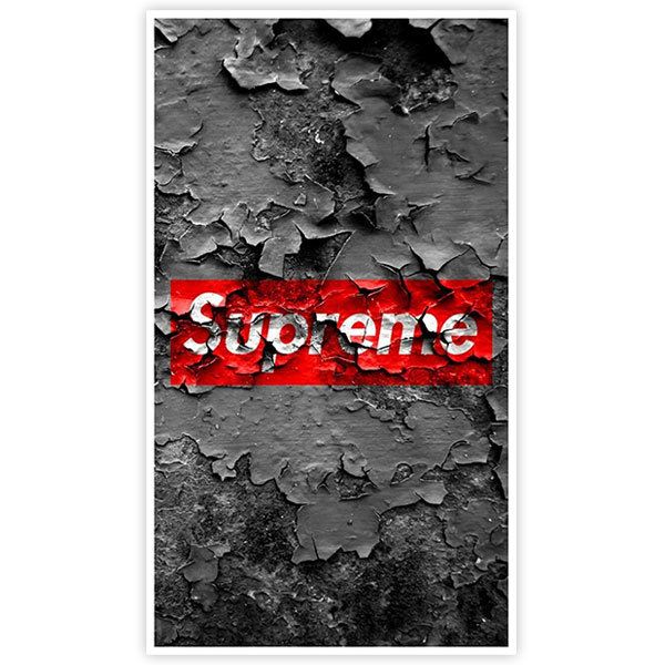 Adesivi per Auto e Moto: Supreme parete