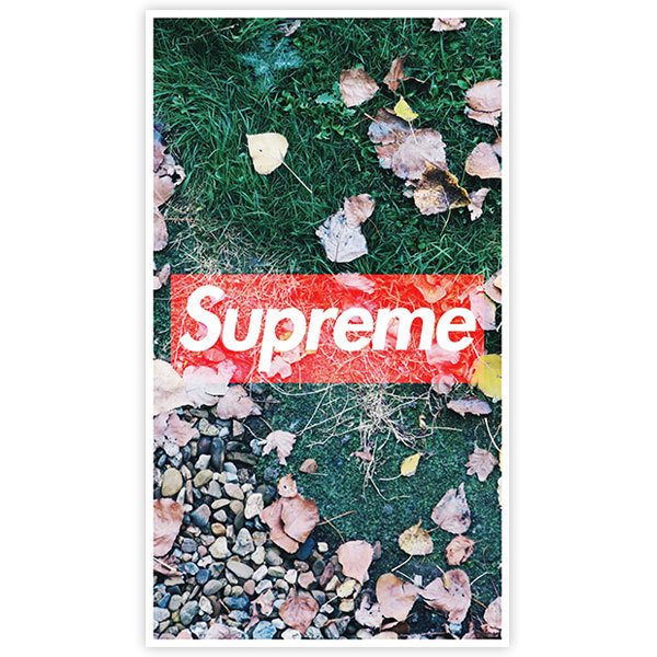 Adesivi per Auto e Moto: Supreme autunno