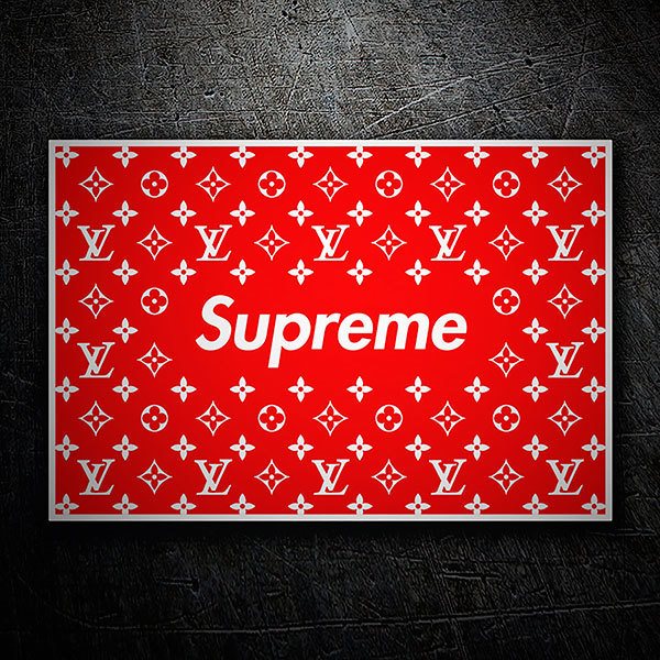 Adesivi per Auto e Moto: Supreme photocall