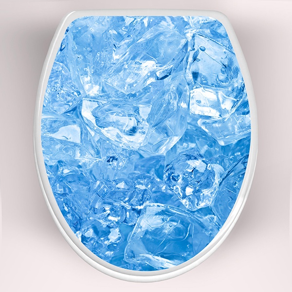 Adesivi Murali: Top Servizi igienici ghiaccio