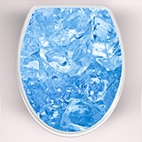 Adesivi Murali: Top Servizi igienici ghiaccio 3